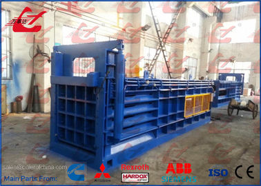 kwaliteit  125 Ton Horizontal Baler Waste PET Bottle Baling Machine For Plastic Bottles And Cartons fabriek