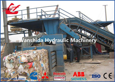 kopen WANSHIDA Papierafval de Horizontale het In balen verpakken Motor van de Machine125ton Kracht 37kW online manufacture