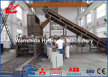 kwaliteit  Manual Belting Plastic Bottle Baler Machine 6 - 8t / H Output Capacity Y82/W-125 fabriek