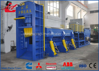 kopen Aangepaste 74kw-Schroot Scherende Machine voor Schrootpijpen, Voertuigenmetaal het In balen verpakken Scheerbeurt online manufacture