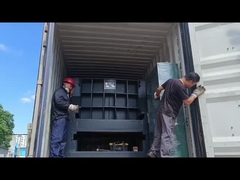 Horizontale container metalen scheren voor staalverwerkende recyclingwerken