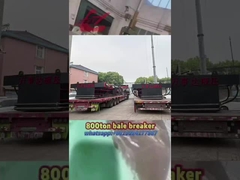 Testvideo van de 800 ton Bale-breaker