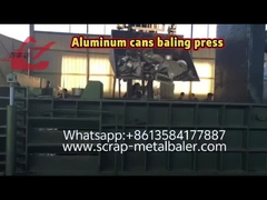 Hoogdichtheid Front out Aluminium blikken balling press schroot metalen baler machine