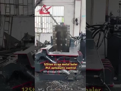 WANSHIDA Hydraulische Schrootmetaalpers Compactor Draaitype PLC automatische besturing