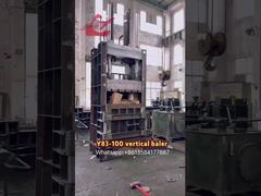 Y82-100 Hydraulische verticale balenpersmachine voor afvalpapier, karton en plastic flessen persen