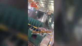 500 ton hoge perskracht Schrootpersmachine voor koperzaagsel